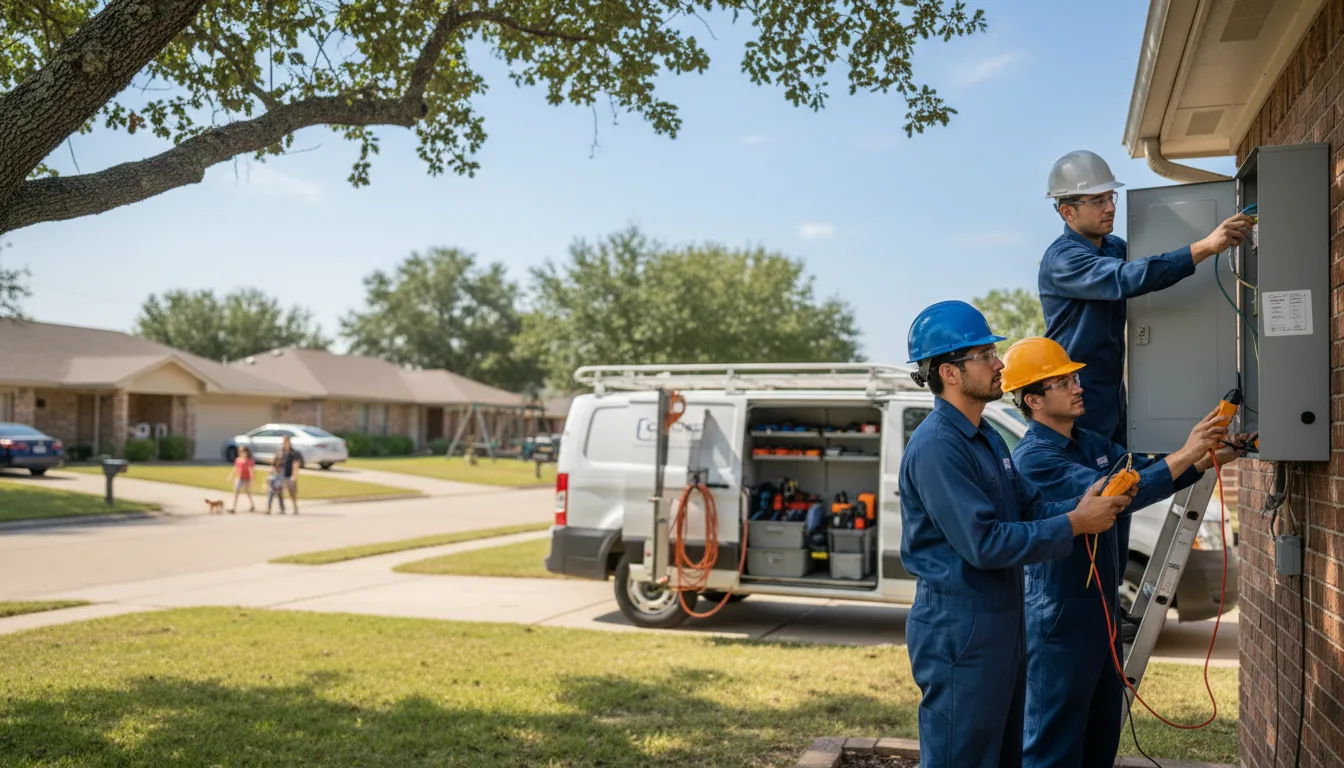 Certified electrician providing emergency electrical services in Bristol, GA